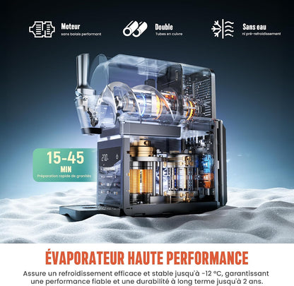 Machine à Slushies – 7 Programmes, Sans Glaces, smoothies margarita, frappes et plus encore